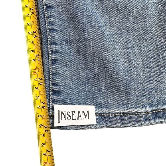 Stitch Star Plus Size 18 Distressed High Rise Skinny Jeans EUC Cotton Blend - Picture 9 of 13